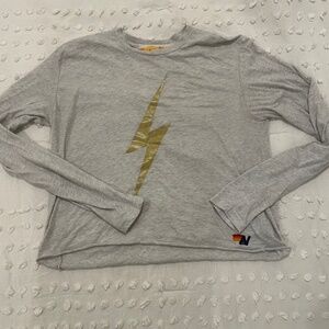 Aviator Nation bolt long sleeve women’s shirt L